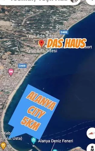 Mit Garten, 500 M Zum Strand, In Der Naehe Der Stadt Willa Alanya